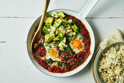 Carb-Conscious Spicy Shakshuka