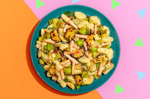Gnocchi mit geräuchertem Hähnchen