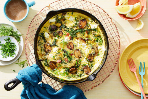 Kale & Mushroom Frittata