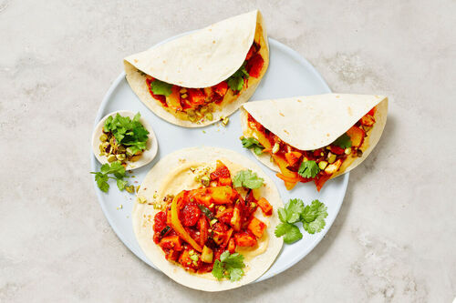 Spicy Chipotle Veggie Tacos