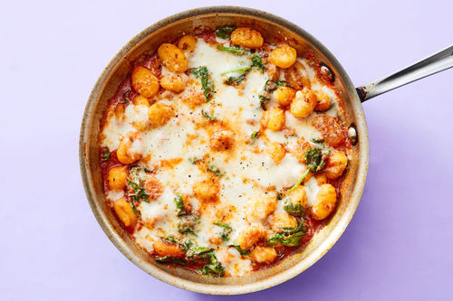 Cheesy Pork Sausage Pizza Gnocchi
