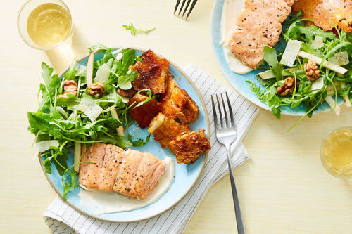 Peak Season! Salmon with Brown Butter Aioli