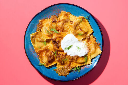 Caramelized Onion Beef & Wine Ravioli
