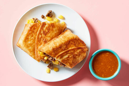 Beef & Corn Chimichanga