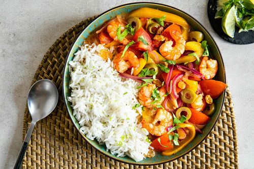 Mexikanische Garnelenpfanne