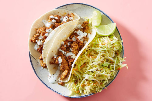 Spiced Ground Chicken Tacos