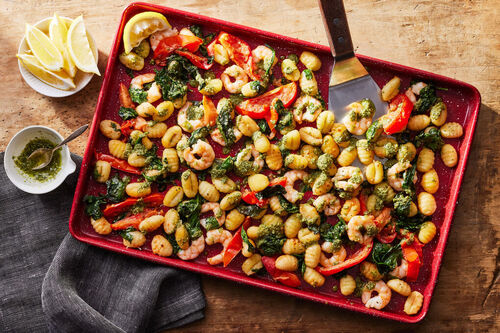 Jumbo Shrimp & Gnocchi Florentine