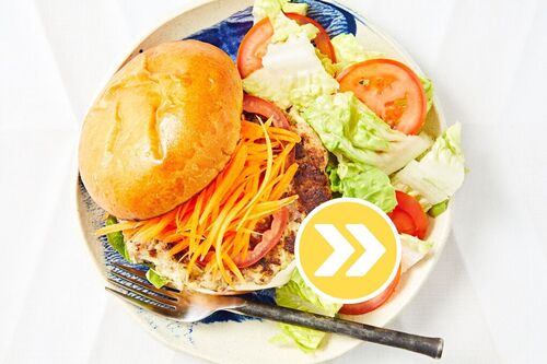 Pork, Bacon and Apple Burgers