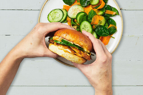 Spiced Chicken Burger