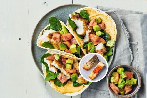 Spiced Salmon Tacos