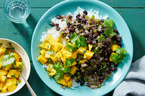 Jerk Braised Beef, Black Beans & Rice