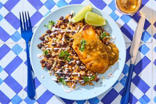 Low-Carb Cheesy Enchilada Chicken