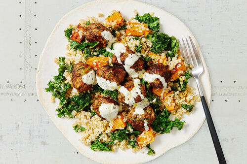 Tuscan Zucchini Beef Meatballs