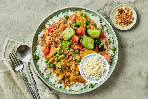 Spicy Chicken Rendang Curry and Cauli Rice