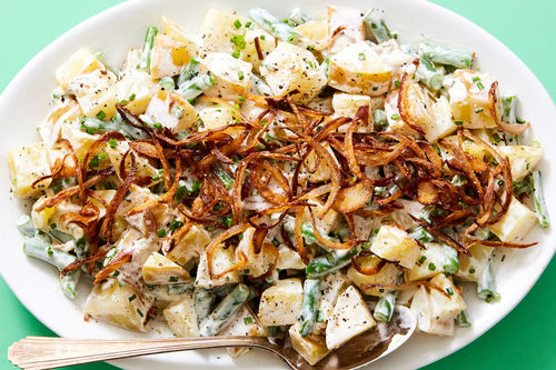 Summer Side! Sour Cream & Onion Potato Salad