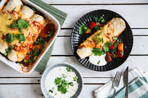 Enchiladas sin Carne
