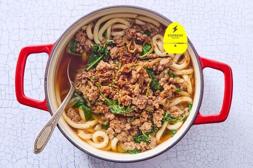 Express Recipe! Beef Wheat Noodles