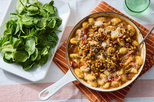 Caramelized Onion & Bacon Gnocchi