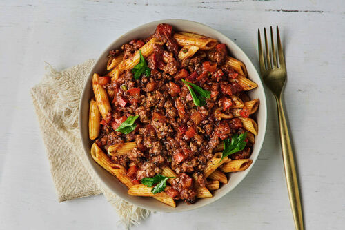 Spicy Italian Beef Penne