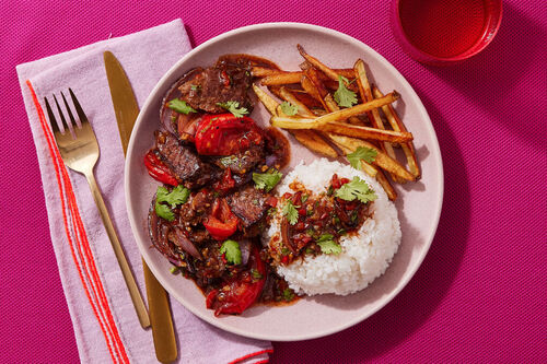 Peruvian Stir-Fried Steak