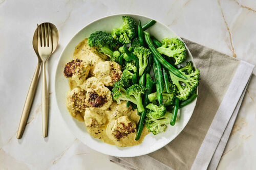 Carb-Conscious Thai Green Curry Pork Patties