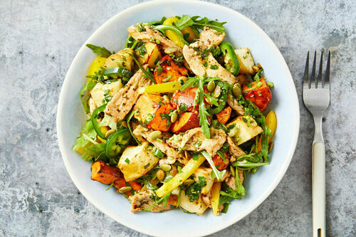 Nutritious Pork and Roast Potato Salad