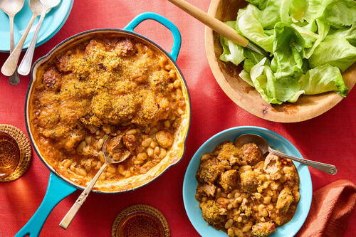 Peak Season Luxe! Sausage & Bacon Cassoulet