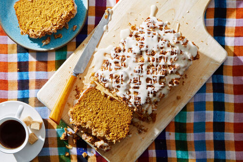 Pumpkin Bread with Streusel