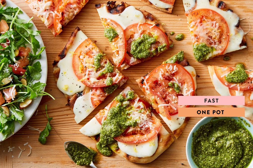 Easy Caprese Flatbread Recipe Homemade and Delicious