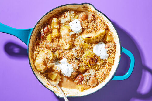 Oktoberfest Bratwurst Skillet