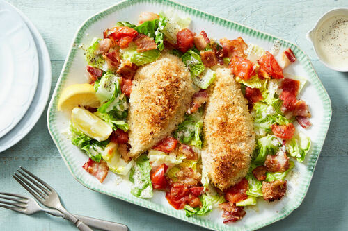 Crispy Chicken Caesar Salad