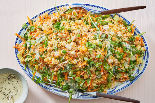 Chickpea-Cumin Pilaf with Salmon