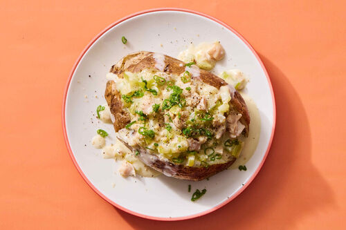 Clam Chowder Baked Potato