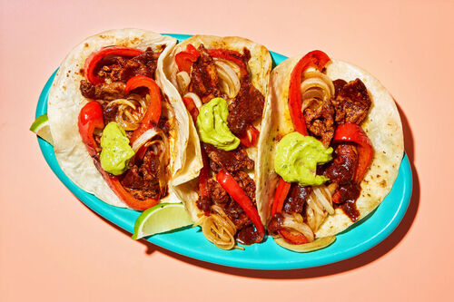 Shrimp Fajita Tacos