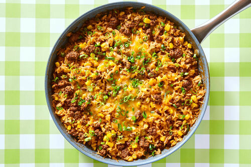 Tex-Mex Grass-Fed Beef & Rice Casserole