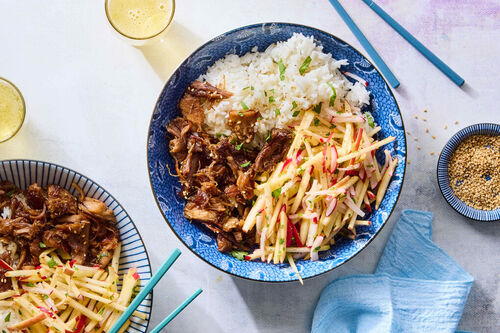 Five-Spice Caramel Pulled Pork Bowl