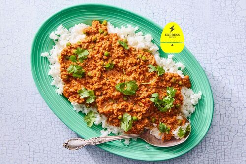 Express Recipe! Chicken Keema Matar