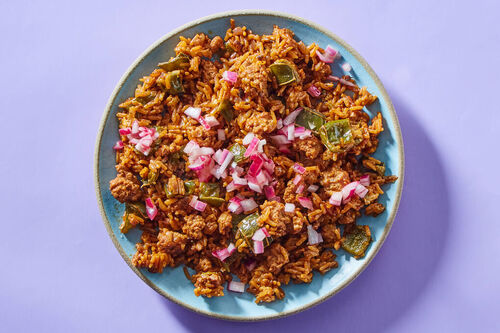 Chorizo-Spiced Pork & Rice