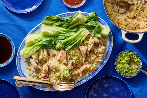 One Pot Hainanese Chicken & Rice