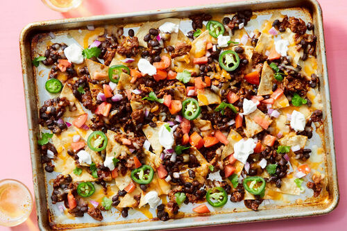 Loaded Chorizo Chili Nachos