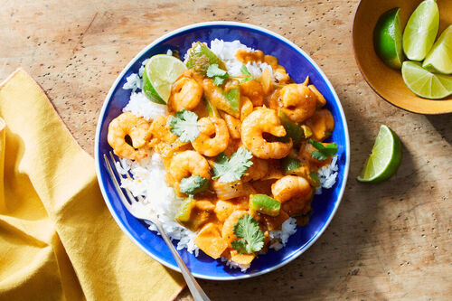 Thai Pumpkin-Coconut Curry with Chicken