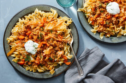 Cozy Unstuffed Cabbage & Chicken Ragù