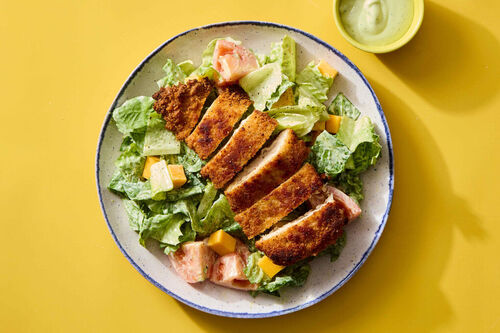 Gluten-Free Chopped Salad with Avocado Ranch