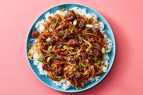 Pulled Pork Egg Roll Stir-Fry