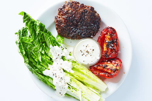 Low-Carb Steakhouse Style Turkey Burger