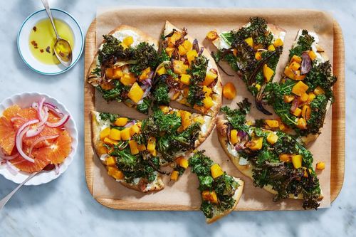 Squash, Kale, & Ricotta Flatbread