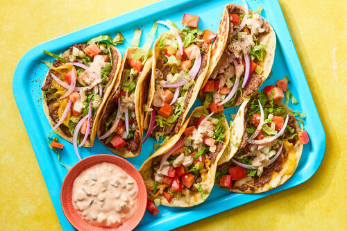 Cheeseburger Smash Tacos