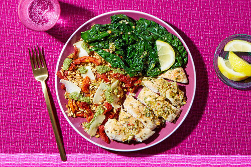 Tuscan Chicken & Lemony Kale