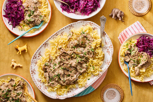 Family Friendly! Beef Stroganoff