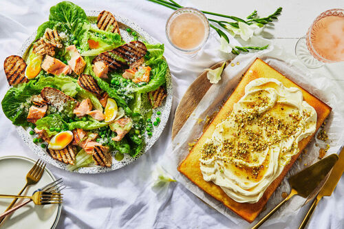 Salmon Caesar Salad